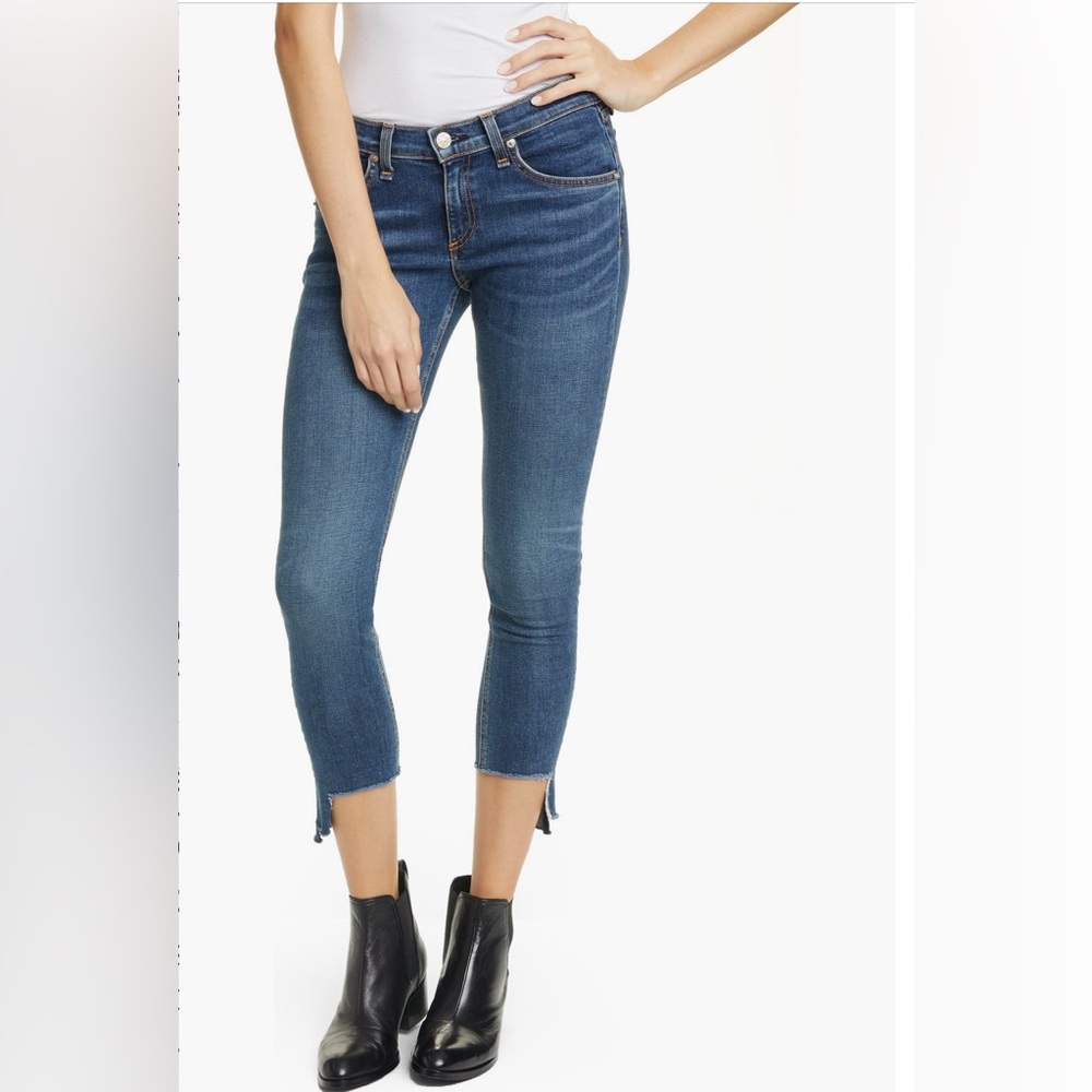 Rag & Bone Cate Step Hem Ankle Skinny Jeans